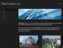 Tablet Screenshot of eliteerectors.com